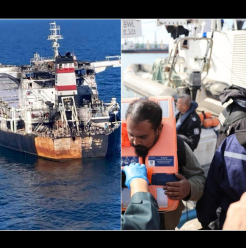 Надеждата угасна: Прекратиха издирването на оцелели моряци след атаката с дрон в Черно море