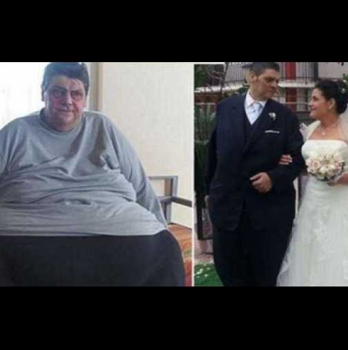 Баща отслабна 200 килограма, за да придружи дъщеря си до олтара!