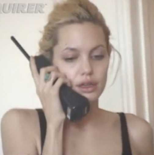 Шокиращо видео на Анджелина Джоли, дрогирана и слаба, като анорексичка