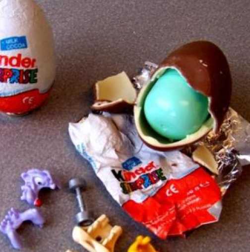 Киндер яйцето забранено в САЩ ?!