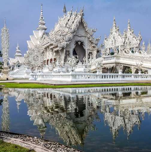 Белият храм в Тайланд, който изглежда като приказен рай