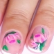 Нежни флорални нокти (Видео)