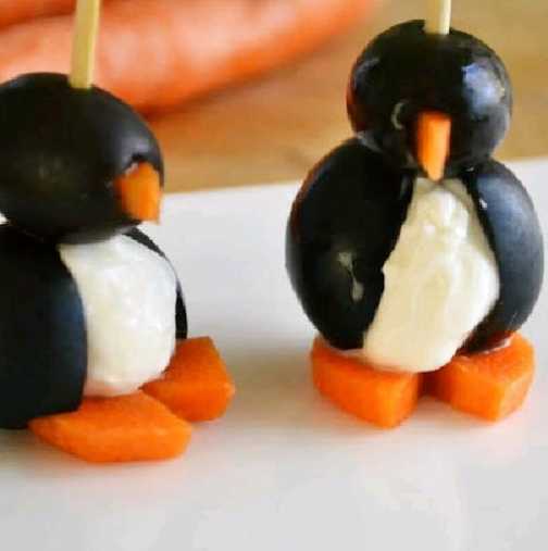 Маслинови пингвини за мезе