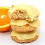 Портокалови бисквитки с глазура