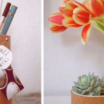 Направи си сам: коркова ваза и моливник
