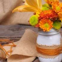 Направи си сам: рустик есенна декорация с цветя