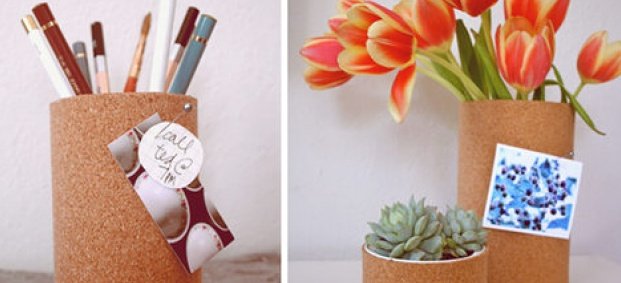 Направи си сам: коркова ваза и моливник