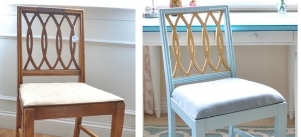 Как да превърнем стар стол в красива цветна мебел