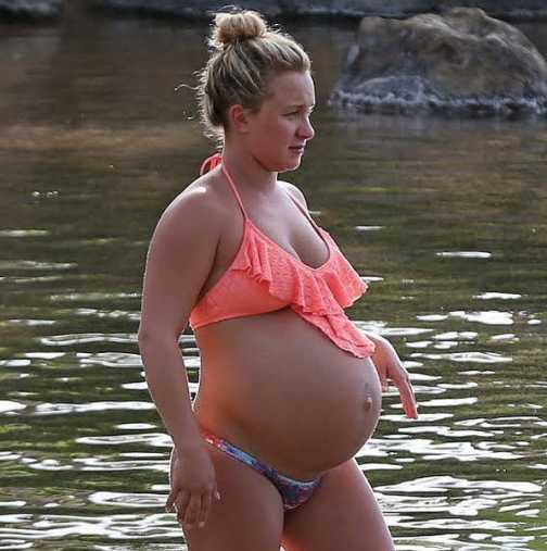 Вижте жената до Кличко - бременната актриса ...