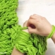 Бързо плетене на шал без игли само за 30 минути