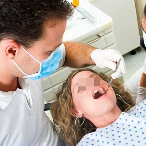 Зъболекар изровил дупка колко орех в устата на жена
