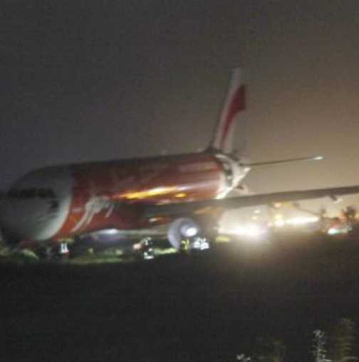 Кошмарът на малайзийските авиолинии продължава! Нов инцидент със самолет на Air Asia! 