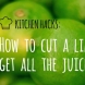 Как да нарежете лимона, за да изцедите целия му сок