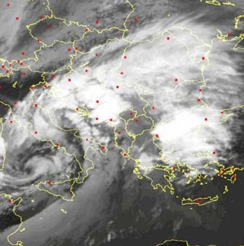 Дъжд, сняг, порои ще приближили циклона "Реа" до България (ВИДЕО)