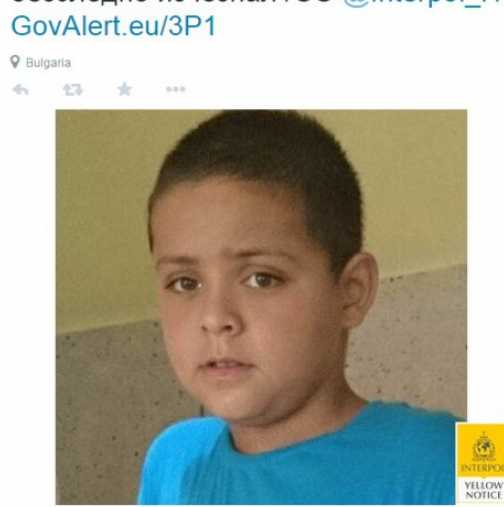 Интерпол обяви българско дете за безследно изчезнало