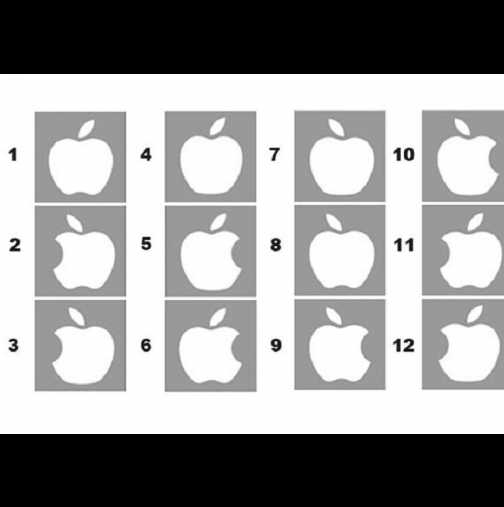 Можете ли за 10 секунди да намерите логото на Apple? Повечето грешат. 