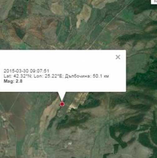Земетресение в Централна България