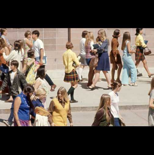 Красота от 60-те: Как са се обличали американските ученици през 1969 година
