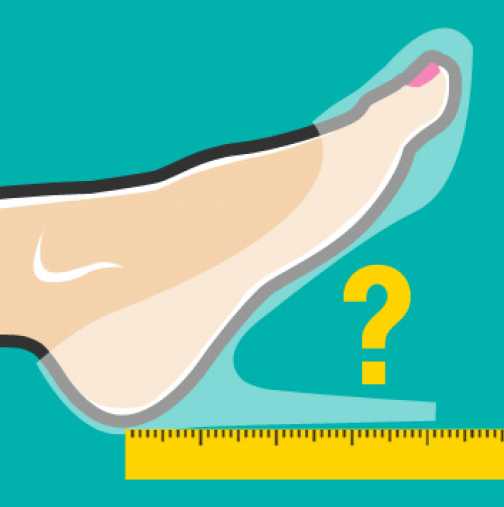 Колко високи трябва да бъдат токчетата според големината на крака Ви?