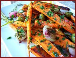 Задушени моркови с маслини
