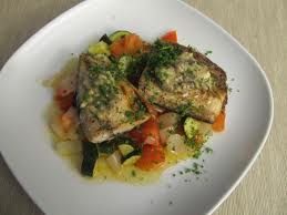 Риба на фурна със зеленчуци