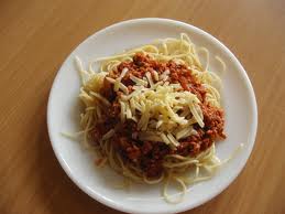 Спагети със сос Салами