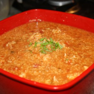 Супа с кускус и домати