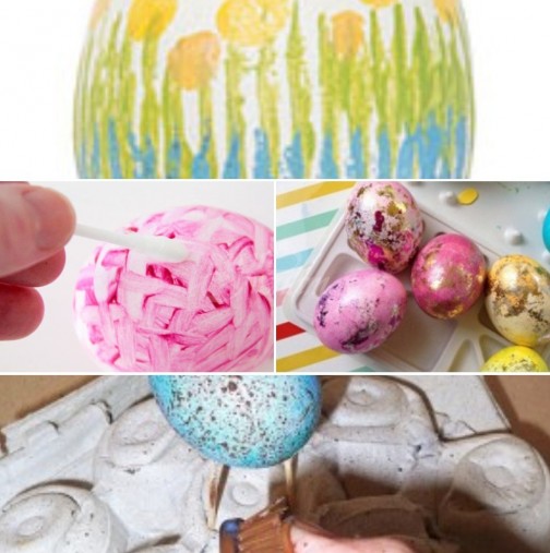 Боядисване на яйца за Великден - 12 бързи и оригинални идеи с продукти, които имате вкъщи 