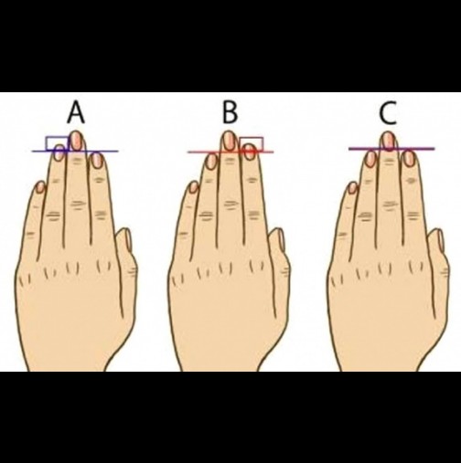 Какво говори дължината на пръстите ви за вас