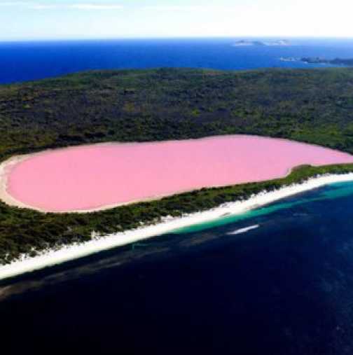 Истинско чудо преди Великден - феноменалното розово езеро!