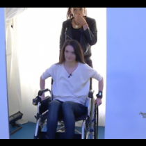 Луиза Григорова в инвалидна количка