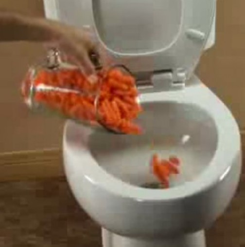 Изсипва цяла кана с моркови в тоалетната! Ефектът беше удивителен!
