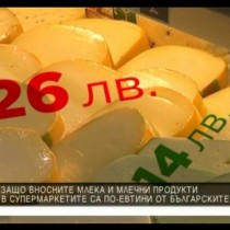 Защо вносните млека и млечни продукти са по-евтини от българските?