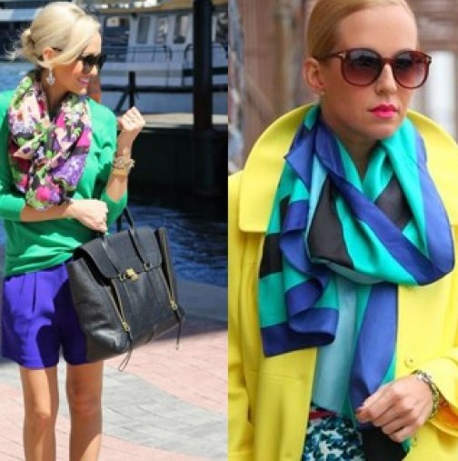 18 начина как да носите шалa си тази пролет? Бъдете модерна, стилна и неутразима!