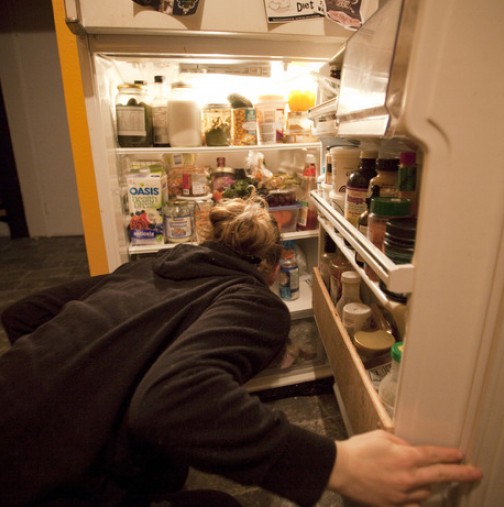 Просто искала да вземе храна от хладилника, а там я чакал истински ужас