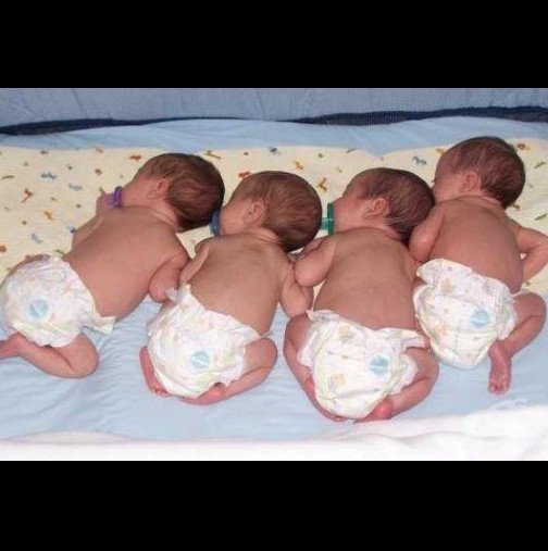 Жена на 65 години роди четиризнаци има 15 деца и 5 внучета!!!