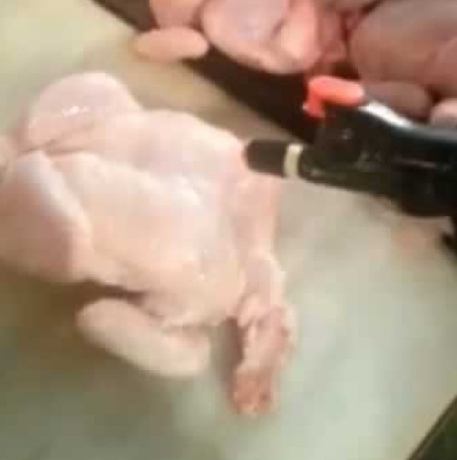 Шокиращо ВИДЕО: Ядем пилета пълни с вода !?