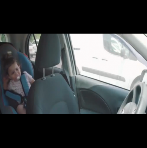 Шокиращо видео показва защо да не оставяме децата си сами в нагорещените през лятото коли...