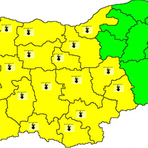 Опасни горещини в следните градове на България днес