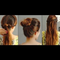 Три лесни и бързи прически за прикриване на мазната коса - Видео