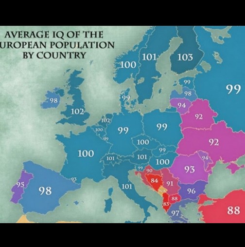 Вижте какъв е коефициентът на интелигентност на българите!