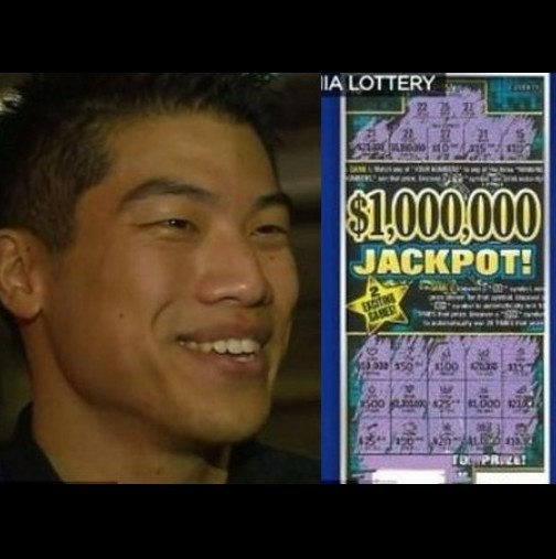 Намерил 20 долара, купил билет от лотарията и спечелил милион долара!