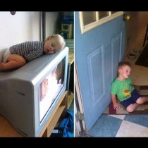 17 снимки, които доказват, че децата могат да спят навсякъде и по всяко време