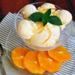 Разхлаждащ портокалов сладолед