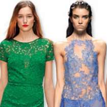 Мода пролет 2013 - Дантелени рокли