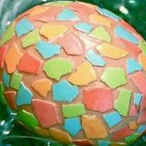 Оригинална и практична идея-яйце-мозайка за Великден 