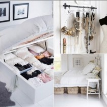 Хитри и практични идеи как да спестите място в спалнята си (Снимки)