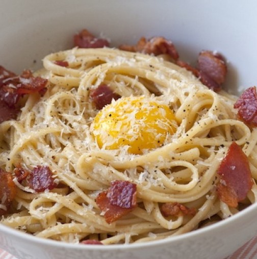 Предложение за обяд: Сочни спагети Карбонара