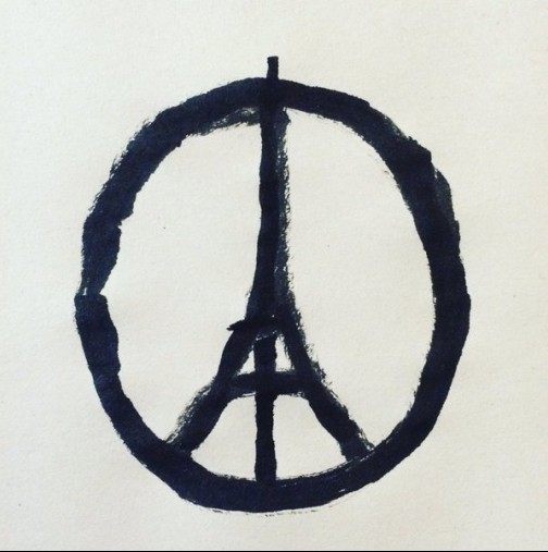 „Мир за Париж“ - символът, който заля Интернет в часовете след атаките във Франция