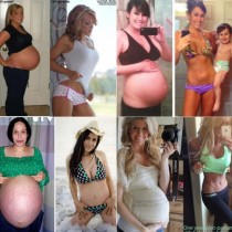 Тези жени доказаха, че качените килограми по време на бременност могат да бъдат свалени. Вижте техните трансформации (Снимки)